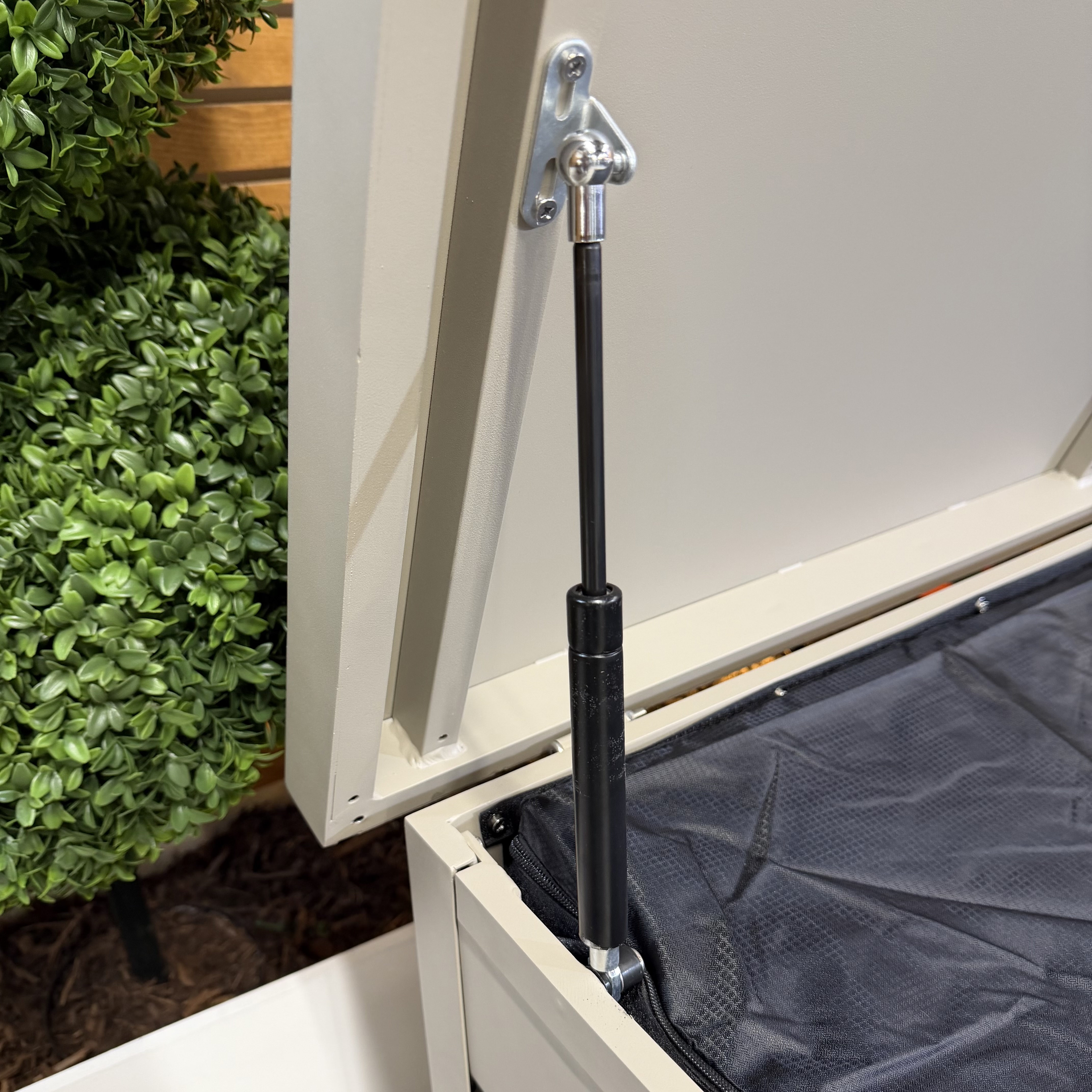 Chimes - Aluminium Cushion Storage Box - Cream